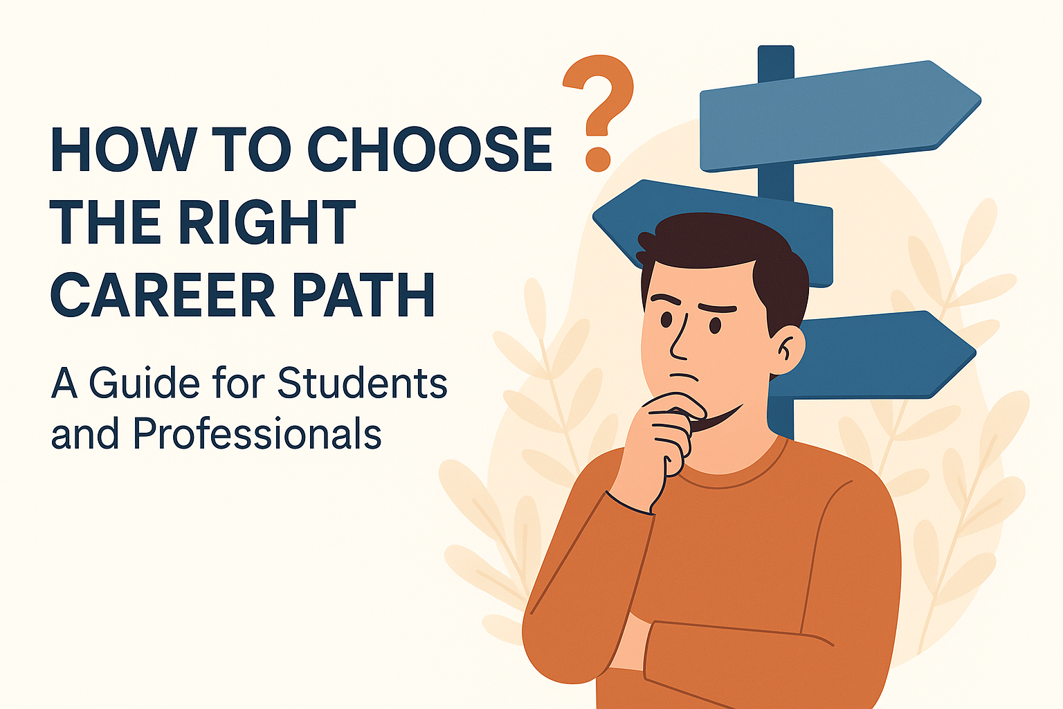 How to Choose the Right Career Path: A Guide for Students and Professionals
